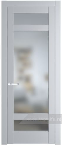 Дверь со стеклом ProfilDoors 4.3.2PD Матовое (Лайт Грей (RAL 870-01))