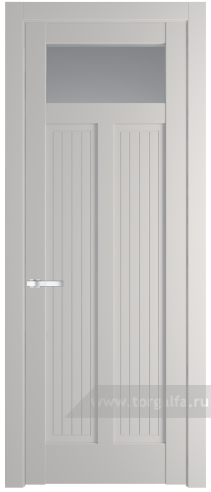 Дверь со стеклом ProfilDoors 3.4.2PM Прозрачное (Лайт Грей (RAL 870-01))