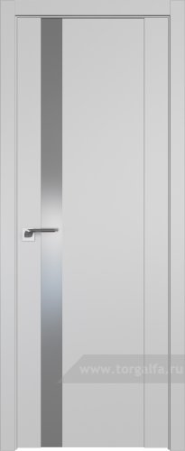 Дверь со стеклом ProfilDoors 62U Lacobel Серебряный лак (Манхэттен)