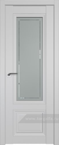 Дверь со стеклом ProfilDoors 2.103U Гравировка 4 (Манхэттен)