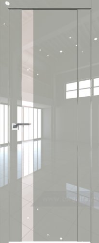 Дверь со стеклом ProfilDoors 62L Lacobel Перламутровый лак (Галька люкс)