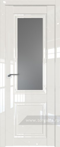 Дверь со стеклом ProfilDoors 123L Графит (Магнолия люкс)