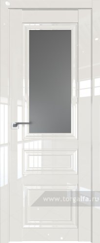 Дверь со стеклом ProfilDoors 125L Графит (Магнолия люкс)