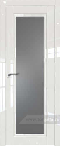 Дверь со стеклом ProfilDoors 127L Графит (Магнолия люкс)