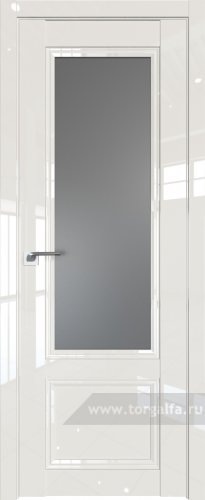 Дверь со стеклом ProfilDoors 129L Графит (Магнолия люкс)