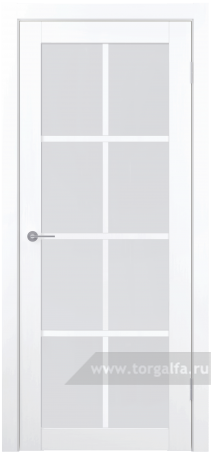 Дверь со стеклом Эмалекс Sonata 12 (Белый)